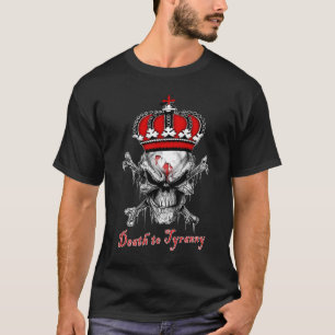 Dood aan Tyranny Patriot zwart T-shirt