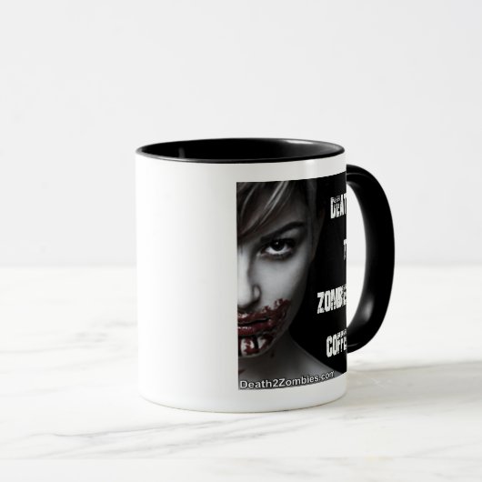 Dood aan Zombies Coffee Mok (Voorkant rechts)