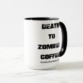 Dood aan Zombies Coffee Mok (Voorkant rechts)