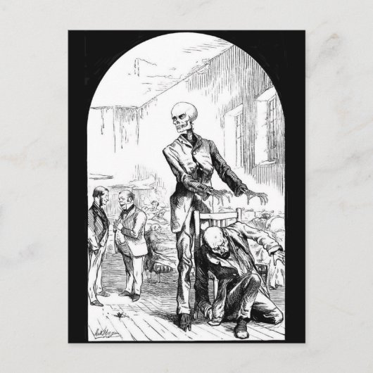 Dood als de echte beschermer van het arme briefkaa briefkaart (Voorkant)