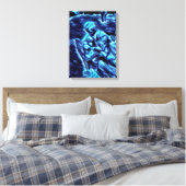 Dood & Belastingen Acryl Airbrush op Canvas (Insitu (Slaapkamer))