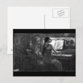 Dood bij het briefkaart van de Piano (Voorkant / Achterkant)