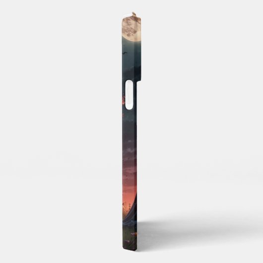 Dood bij maanlicht iPhone hoesje (Rechterkant)