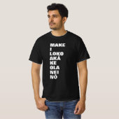 dood binnen, maar nog steeds in leven in Hawaï T-shirt (Voorkant volledig)