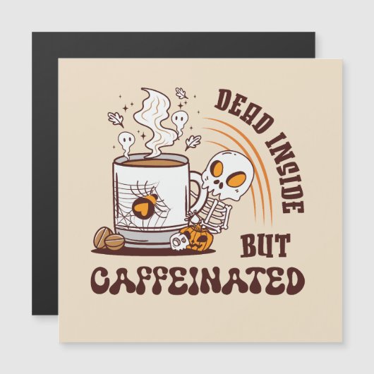 Dood binnenin, maar cafeïnevrij (Voorkant / Achterkant)
