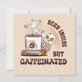 Dood binnenin, maar cafeïnevrij (Voorkant)
