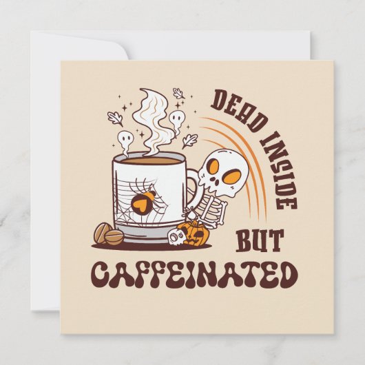 Dood binnenin, maar cafeïnevrij (Voorkant)