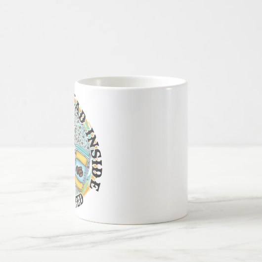 Dood binnenin, maar cafeïnevrij koffiemok (Center)