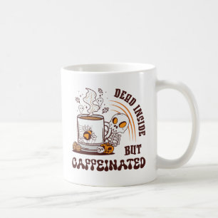 Dood binnenin, maar cafeïnevrij koffiemok