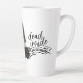 Dood binnenin, maar cafeïnevrij latte mok (Rechts)