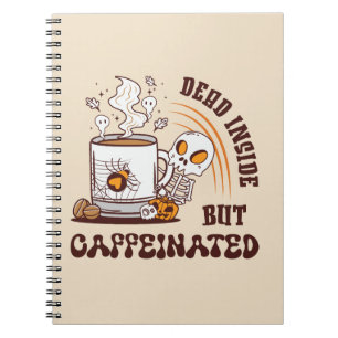 Dood binnenin, maar cafeïnevrij notitieboek