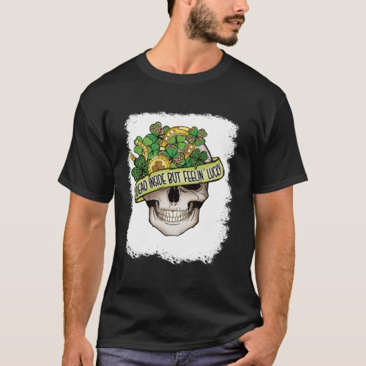 Dood binnenin, met Lucky Skeleton St Patrick T-shirt (Voorkant)