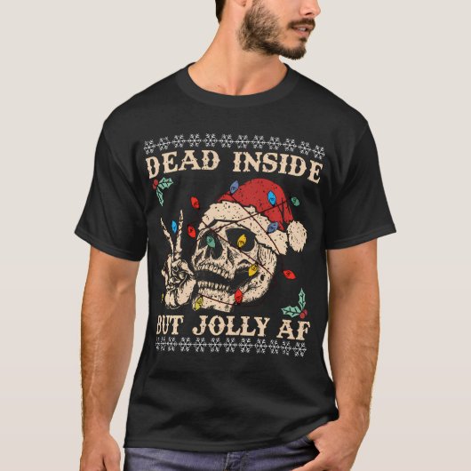 Dood binnenin, schokkerig af t-shirt (Voorkant)