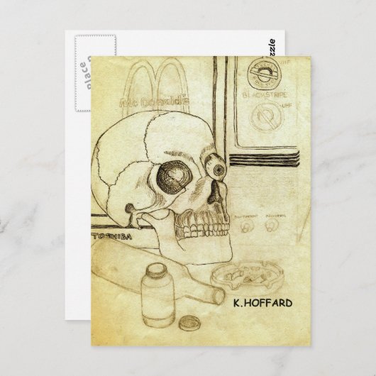 Dood Briefkaart (Voorkant / Achterkant)