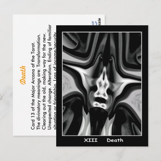 Dood Briefkaart (Voorkant / Achterkant)