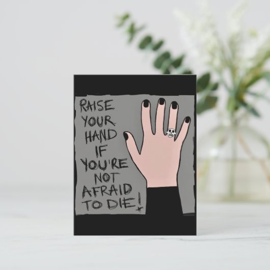 Dood Briefkaart (Staand voorkant)