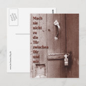 Dood Briefkaart (Voorkant / Achterkant)