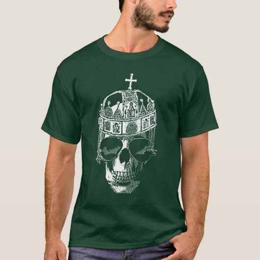 Dood Byzantine Emperor met zonnebrillen T-shirt (Voorkant)