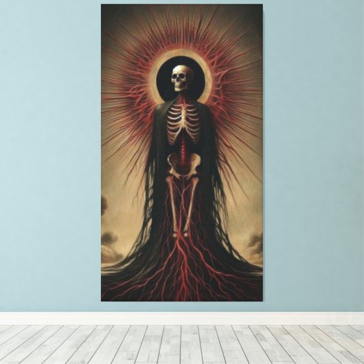 Dood Canvas Afdruk (Insitu (Houten vloer))