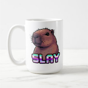Dood Capybara Grappig Dier Meme Koffiemok