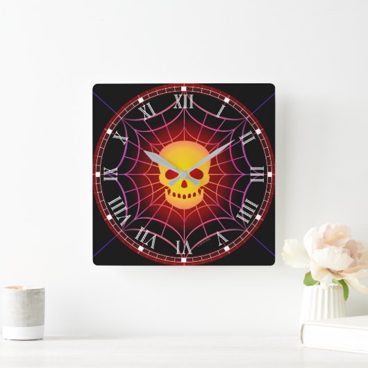 Dood Catcher Square Wall klok (Huis)