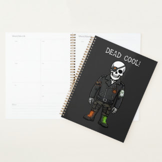 Dood Cool Skelet Biker | Halloween Planner