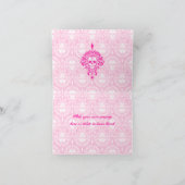 Dood Damast - de Douane dankt u kaardt Bedankkaart (Binnen)