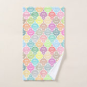 Dood Damasvestief kleurrijk suikerriet Bad Handdoek (Handdoek)