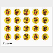 Dood de DJ Ronde Sticker (Vel)
