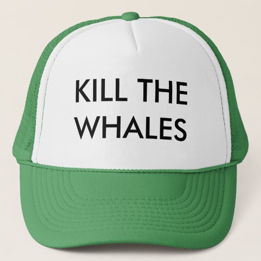 DOOD DE WHALES TRUCKER PET (Voorkant)