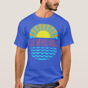 Dood Devil Hills Beach zon en golven T-shirt