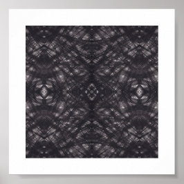Dood Donker Zwart Abstract Aquarel Kunst Poster