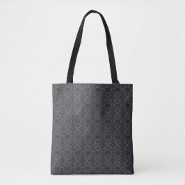 Dood Donker Zwart Abstract Aquarel Kunst Tote Bag
