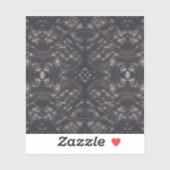 Dood Donker Zwart Abstract Waterverf Kunst Sticker (Vel)