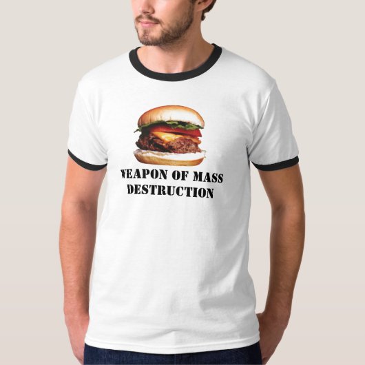 Dood door Cheeseburger T-shirt (Voorkant)