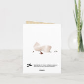 Dood door Chocolade Vrijgezellenfeest Dank u Bedankkaart (Achterkant)