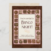 Dood door de Bunco-partij Chocolate Bunko Kaart (Voorkant / Achterkant)