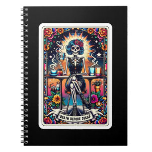 Dood door Decaf Tarot Kaart Notitieboek Collectie