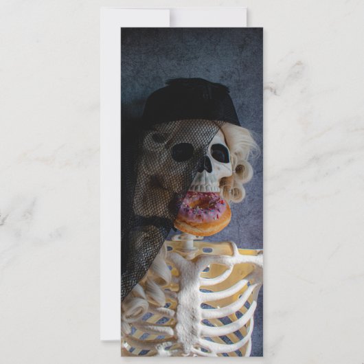 Dood door Donut Feestdagenkaart (Voorkant)
