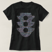 Dood door duizend sneeuw t-shirt (Design voorkant)