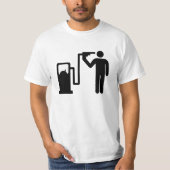 Dood door gasstraalpijp t-shirt (Voorkant)