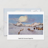 Dood door Giovanni Segantini Briefkaart (Voorkant / Achterkant)