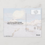 Dood door Giovanni Segantini Briefkaart (Achterkant)