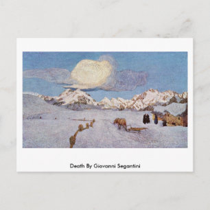 Dood door Giovanni Segantini Briefkaart