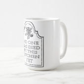 Dood door koken koffiemok (Voorkant rechts)