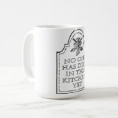 Dood door koken koffiemok (Voorkant links)