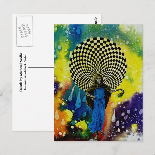 Dood door Michael Moffa Briefkaart (Voorkant / Achterkant)