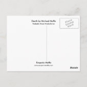 Dood door Michael Moffa Briefkaart (Achterkant)
