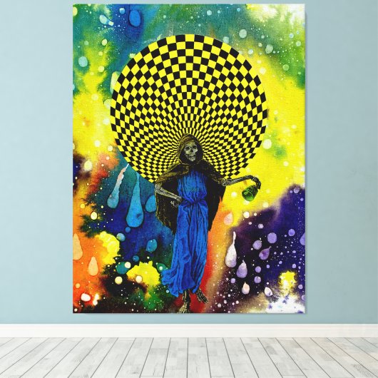 Dood door Michael Moffa Canvas Afdruk (Insitu (Houten vloer))