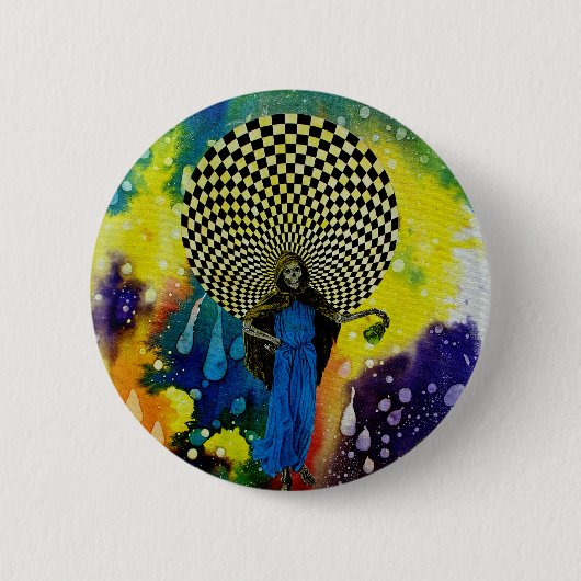 Dood door Michael Moffa Ronde Button 5,7 Cm (Voorkant)